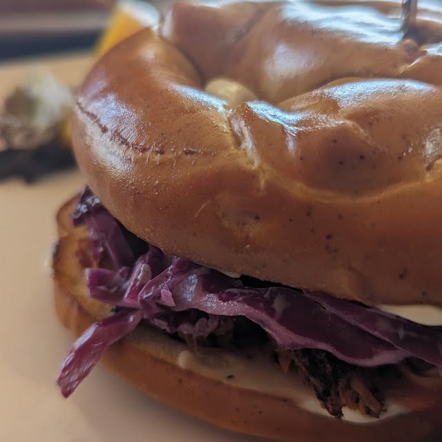 Jackfruit Pulled Pork Sandwich