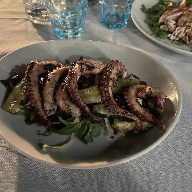Polpo Grigliato Con Verdure
