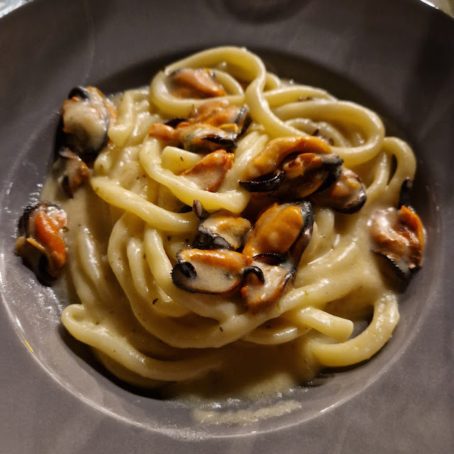 Spaghetti Cacio Pepe E Cozze