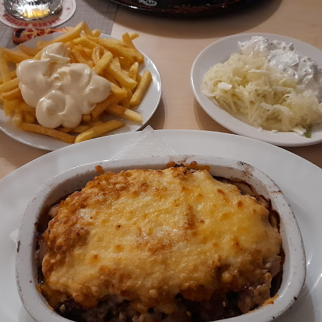 Gyros Überbacken In Metaxa Sahne Soße