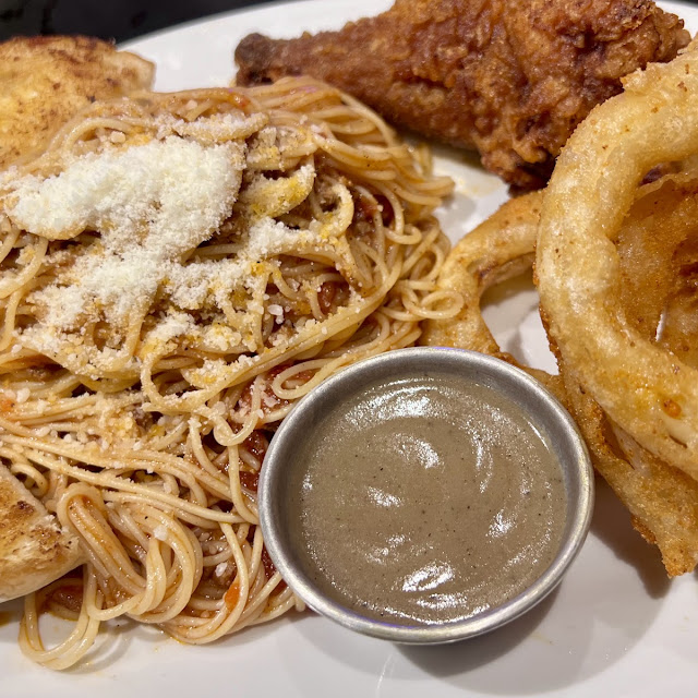 Spaghetti Fried Chicken