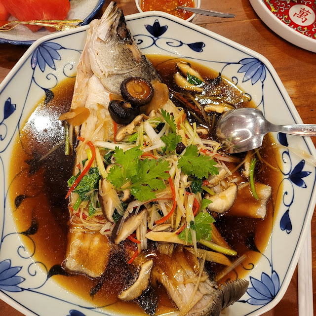 Steamed Sea Bass with Traditional Soy Sauce