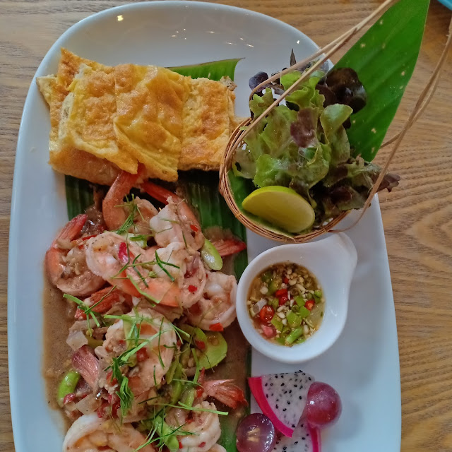กุ้งผัดสะตอ