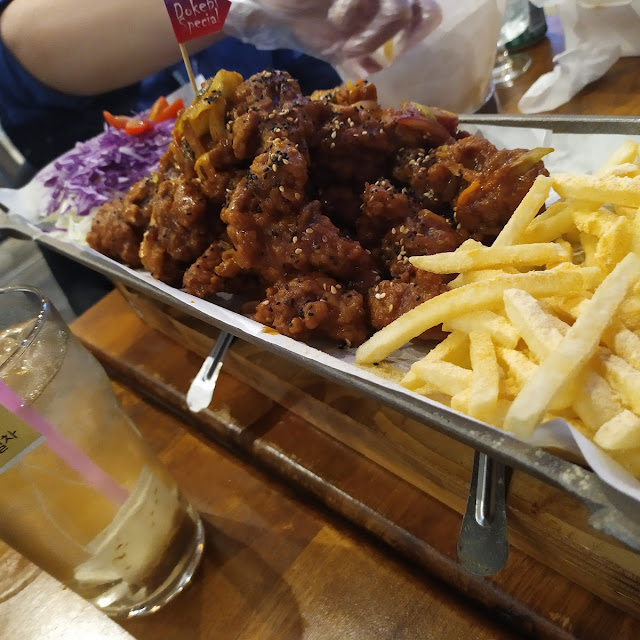 Chicken and Fries with Coleslaw