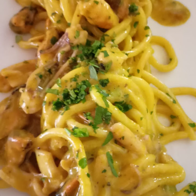 Spaghetto Alla Carbonara Di Pesce