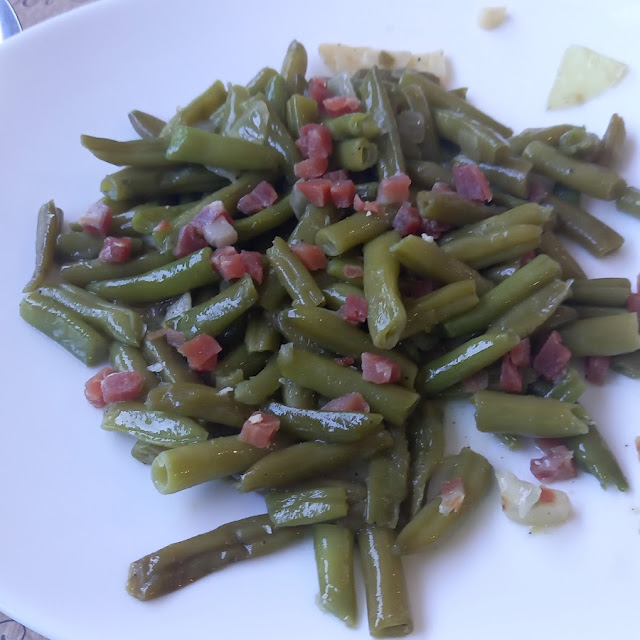Judías Verdes Salteadas Con Jamón