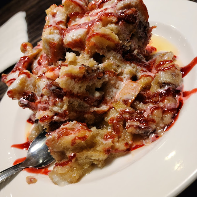White Chocolate & Pecan Bread Pudding