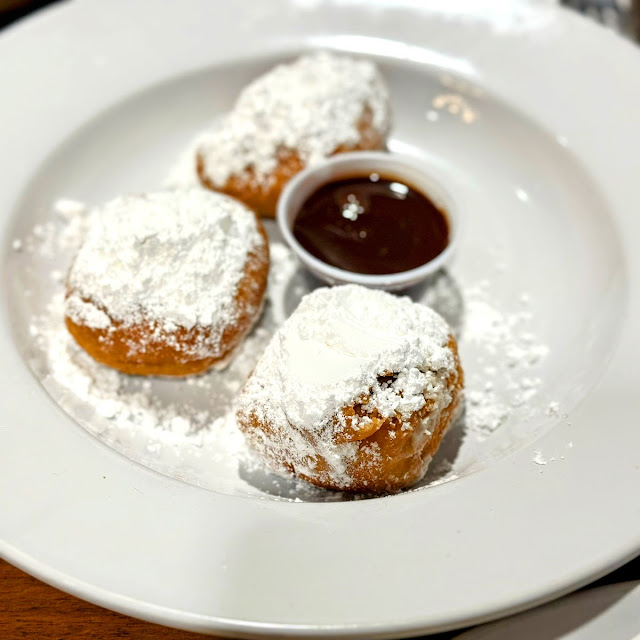 Beignets and Chocolate Sauce