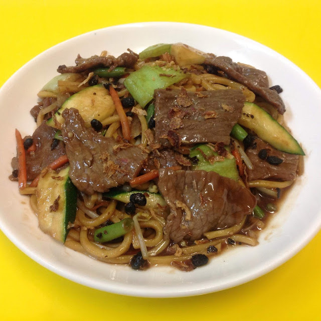 Black Bean Beef Noodle