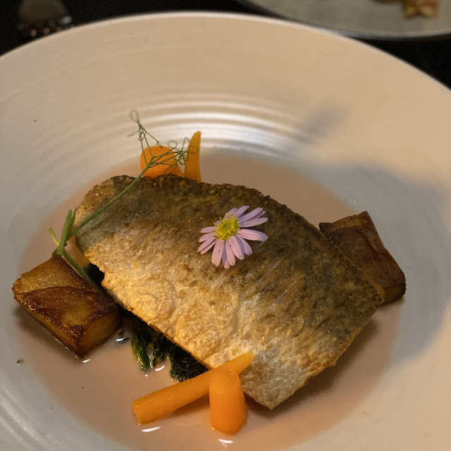 Pan Seared Seabass - Sautéed Spinach - Fondant Potato - Lemon Beurre Blanc