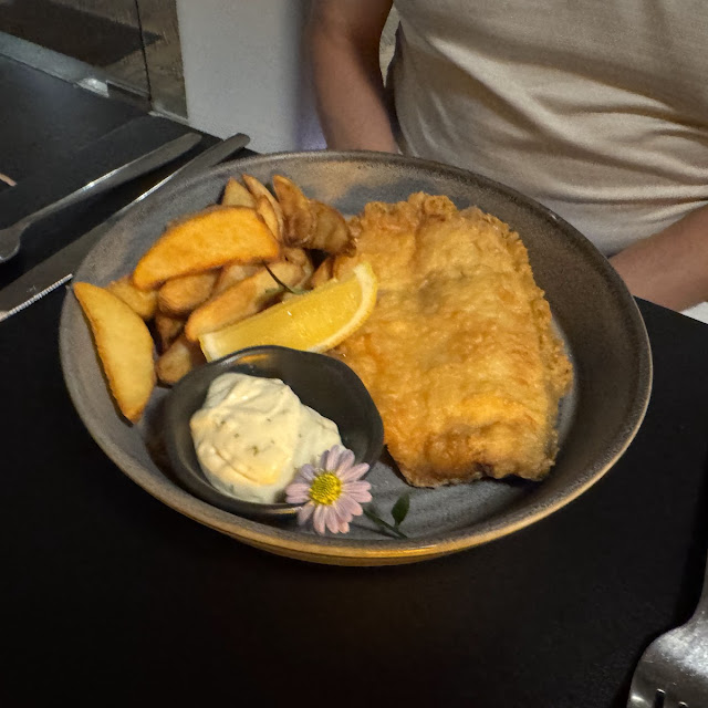 Fish Seabass and House Made Chips