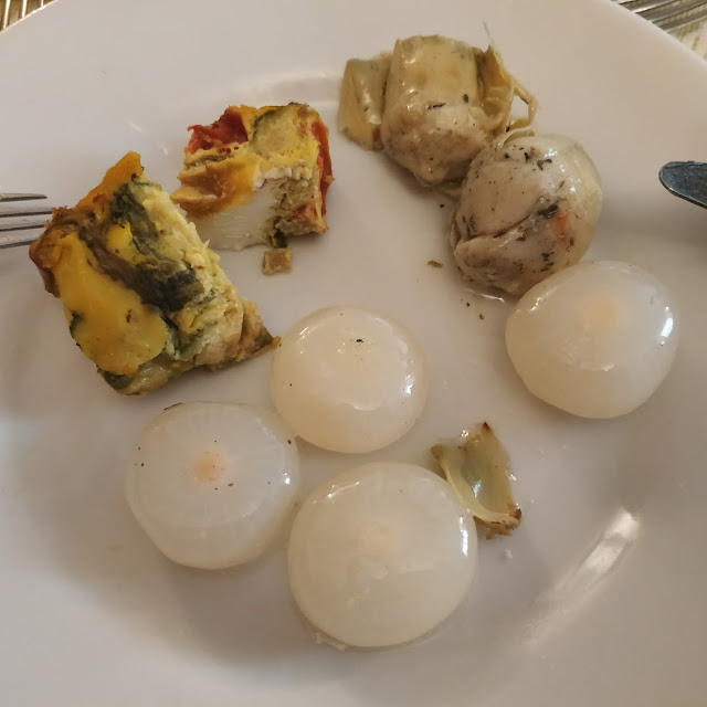 Frittata Cipolline E Carciofini sott'olio