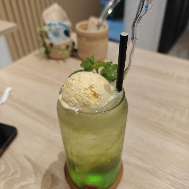 Melon Ice Cream Soda