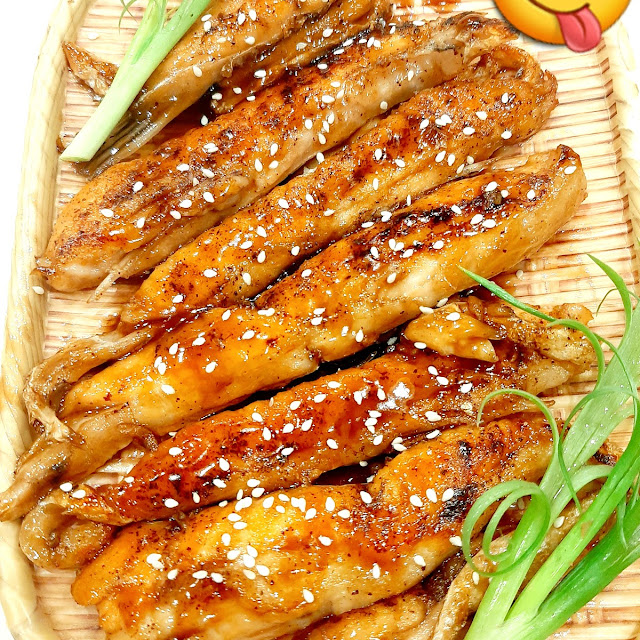 Salmon Belly in Teriyaki Sauce