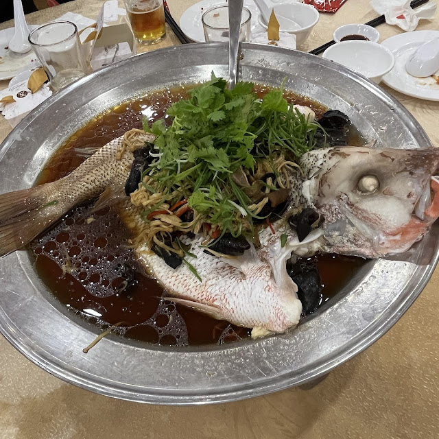 Steamed Red Snapper with Preserved