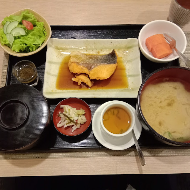Salmon Teriyaki Gozen