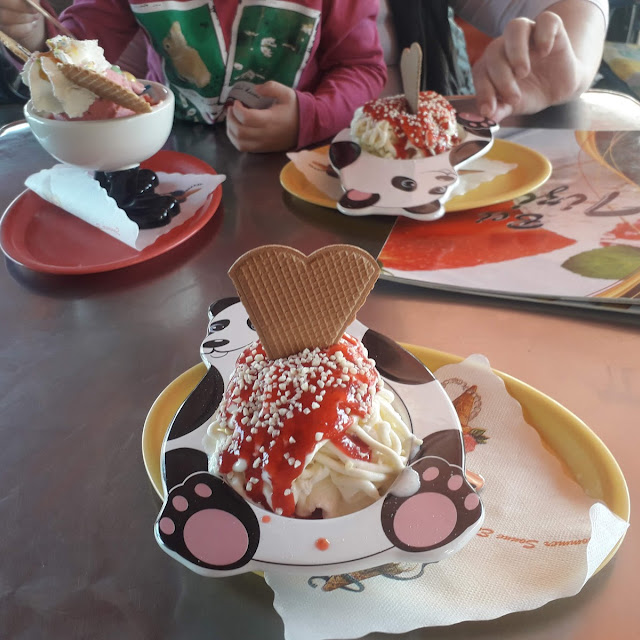 Kleines Spaghetti Eis