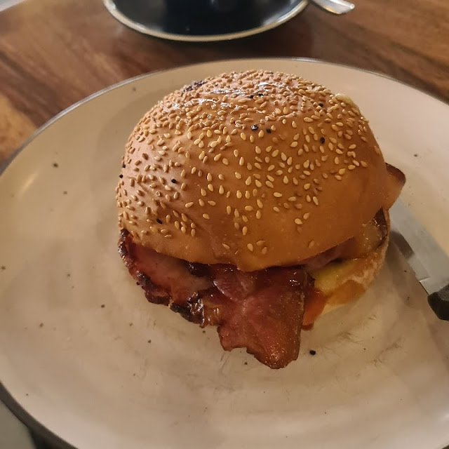Steak and Bacon Cheeseburger