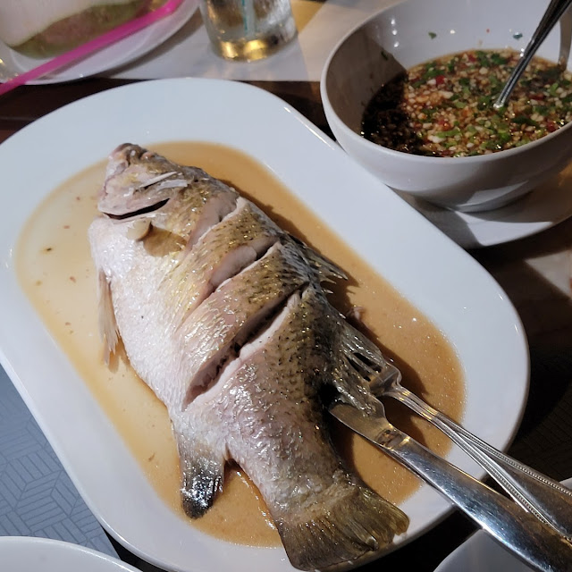 Steamed Sea Bass