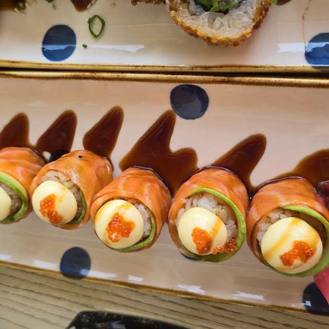Prawn Rainbow Roll