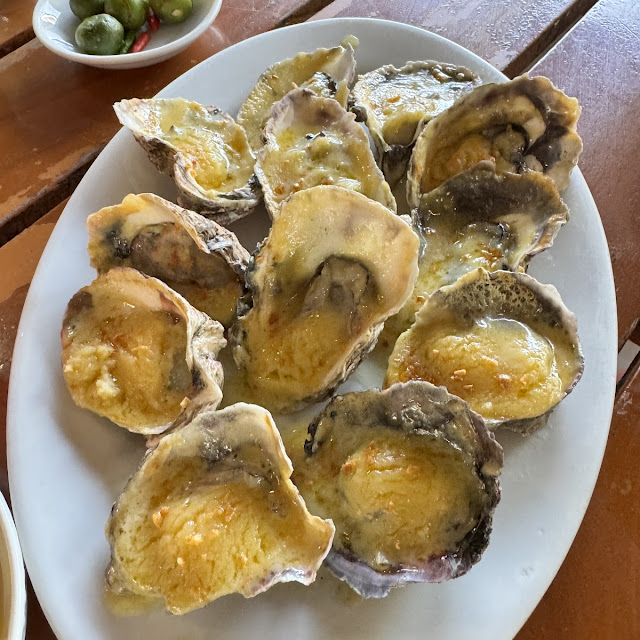 Baked Talaba Oysters