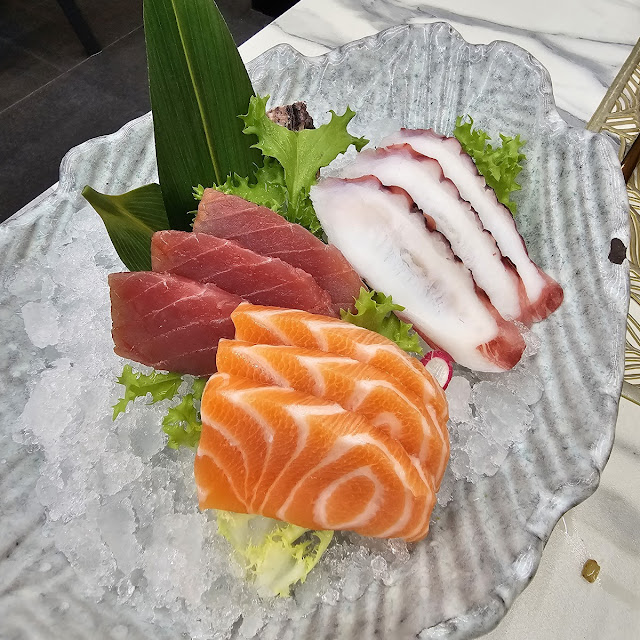 Sashimi Salmone Tonno Polpo