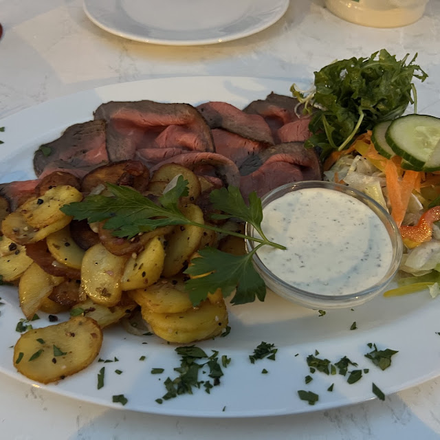 Roastbeef Mit Bratkartoffeln