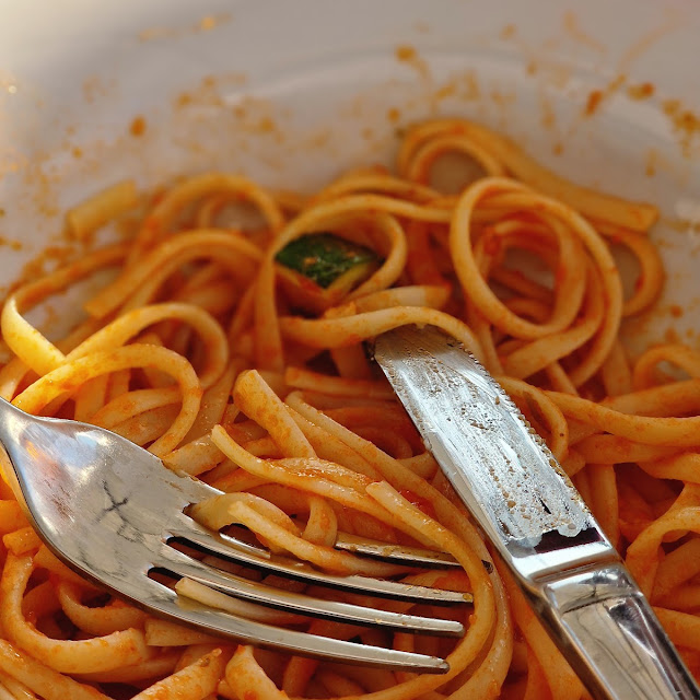 Pasta Scampi Zuccini