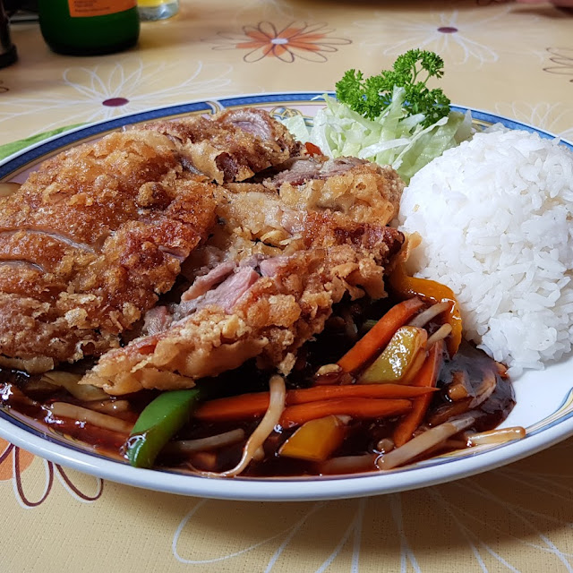 Knusprige Ente Chop Suey