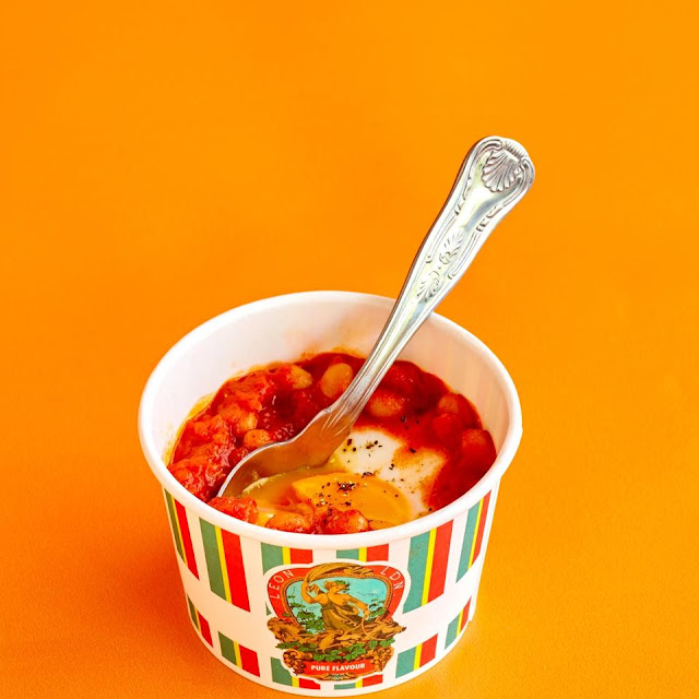 Saucy Beans Poached Egg Pot