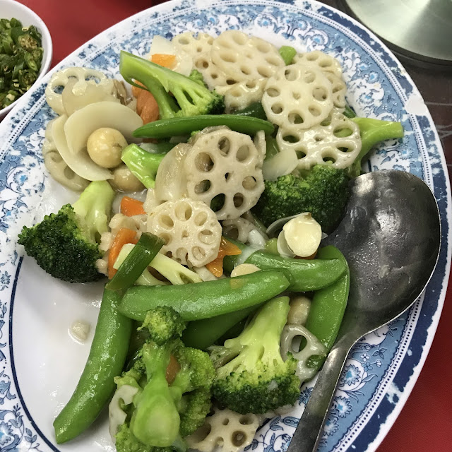 Stir Fried Vegetables with Abolone