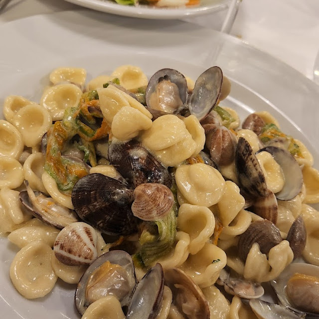 Orecchiette Fiori Di Zucca E Vongole