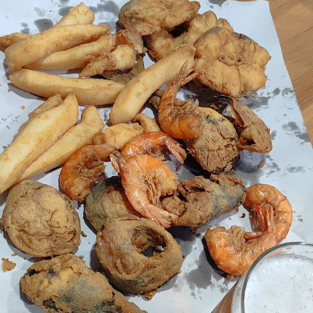 Caballa Adobada Típica de la Isla Bienmesabe Chocos Gamba Frita