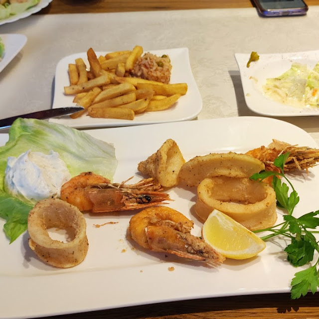 Calamari Scampi Teller