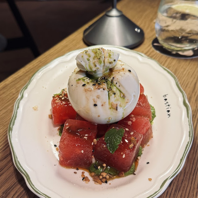 Burrata and Watermelon