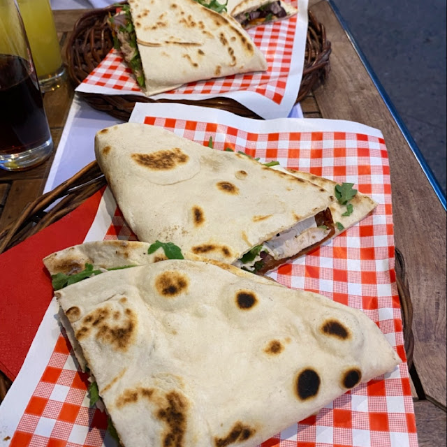 Piadina Mit Gorgonzola Birne Walnuss Und Rucola