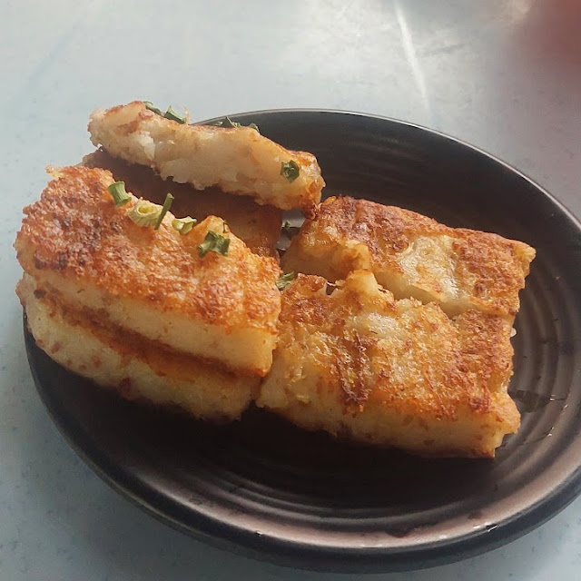 Pan Fried Carrot Cake