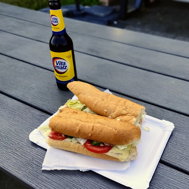 Schinken Ananas Baguette