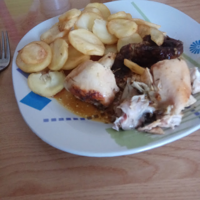Pollo Asado Con Patatas