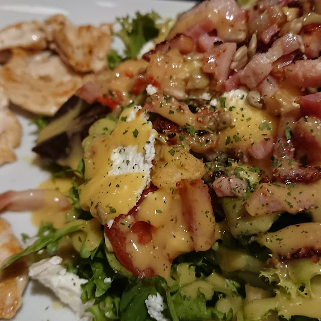 Salad and Chicken