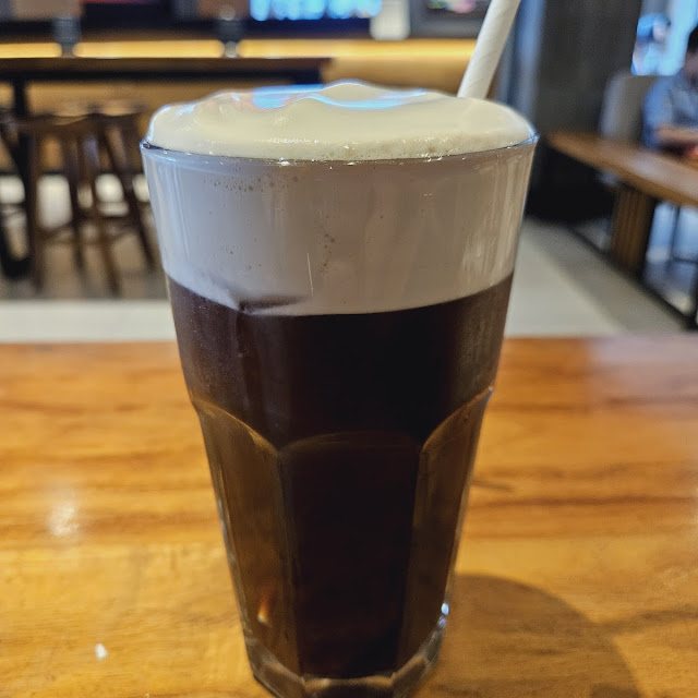 Americano with Brown Sugar Foam