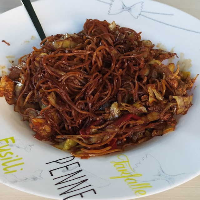 Tallarines Fritos Con Gambas