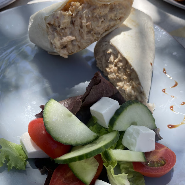 Chicken Wrap with Salad