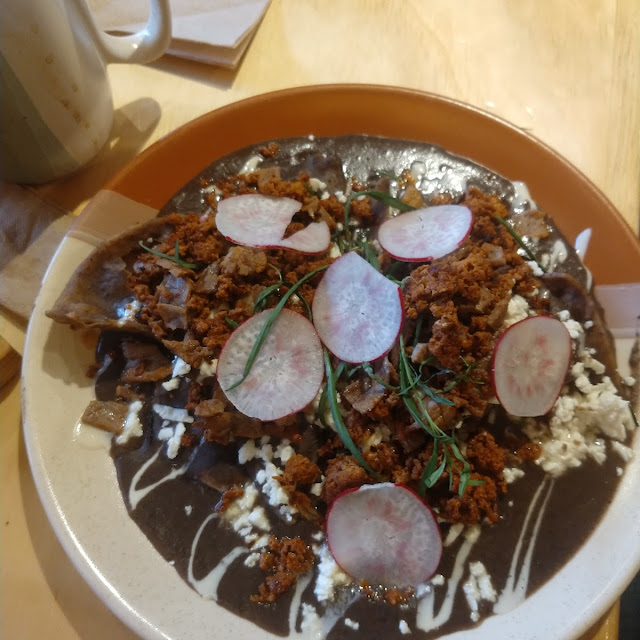 Enfrijoladas Con Chorizo