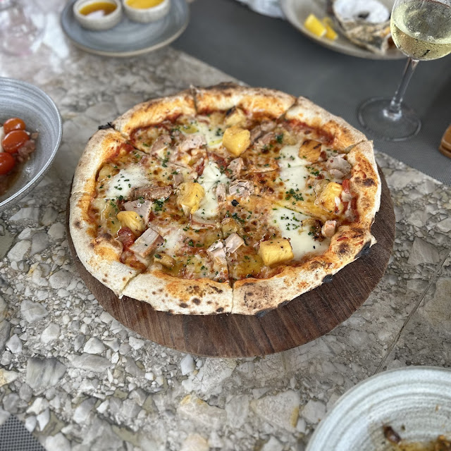 Hawaiian Pizza with Smoked Tuna Ham