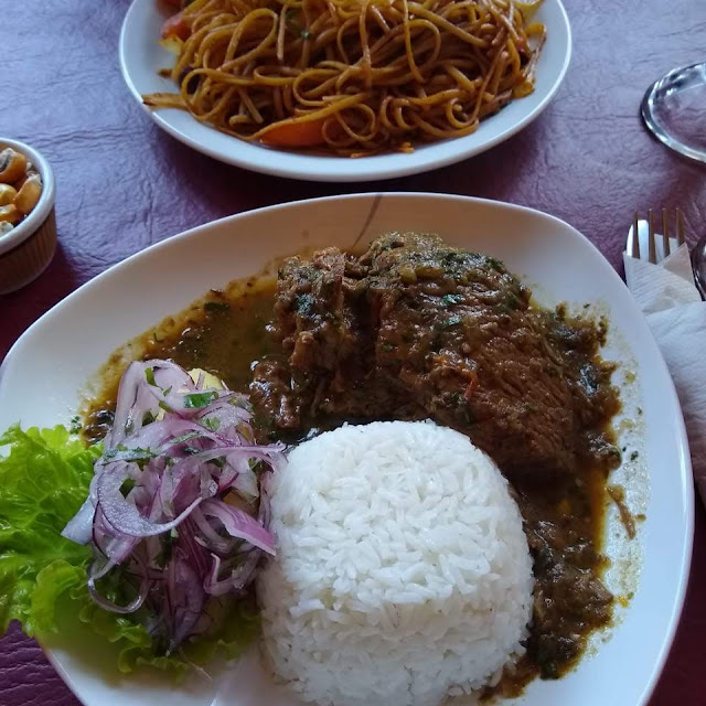 Seco de Carne Con Papas Al Horno