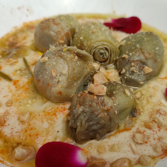 Cremoso de Garrafón Con Alcachofas