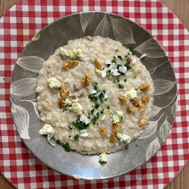 Risoto de Gorgonzola Pera E Nozes
