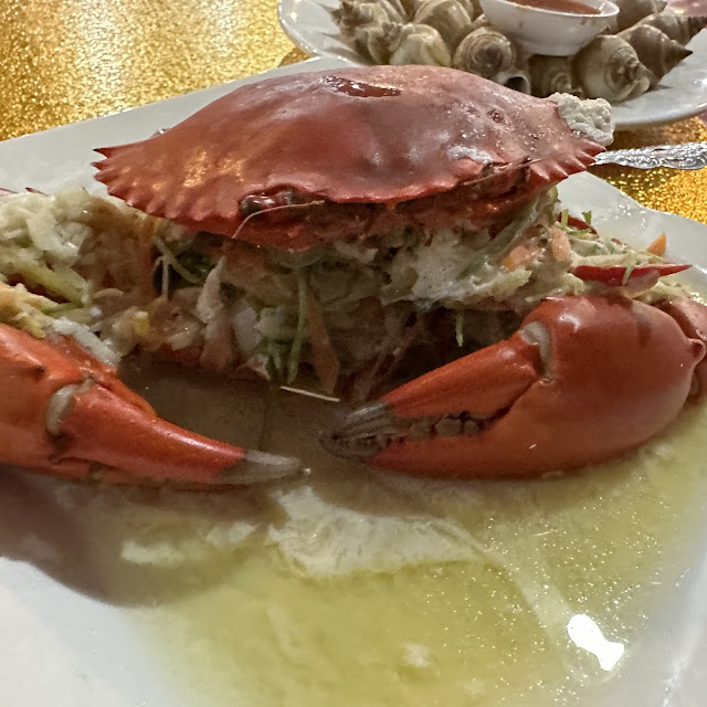 Steamed Mud Crab
