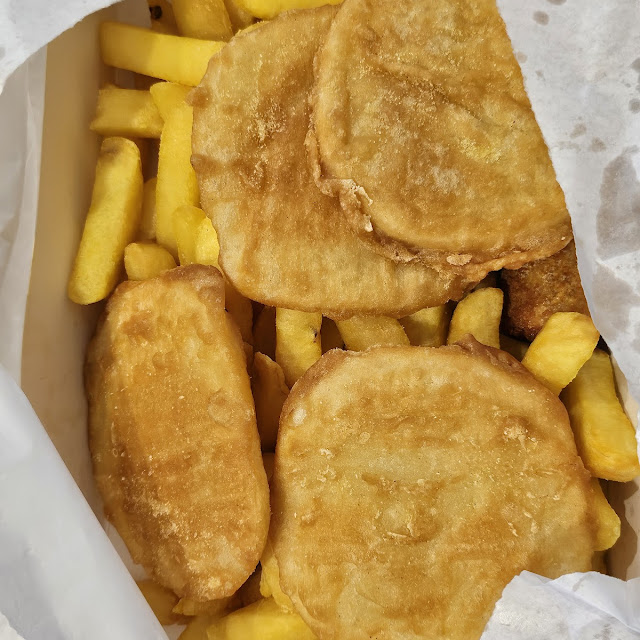Potato Cakes and Chips